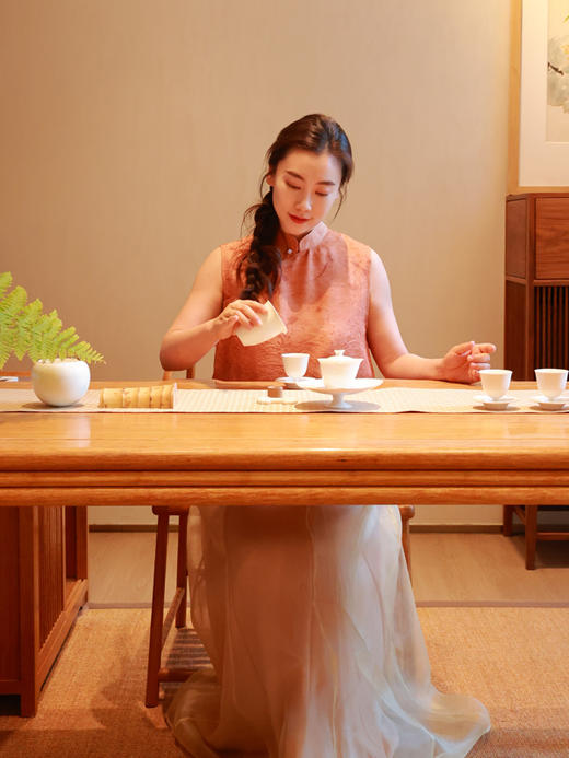 【抖音专属】新中式马甲（25704280-满而-设计师款） 商品图4