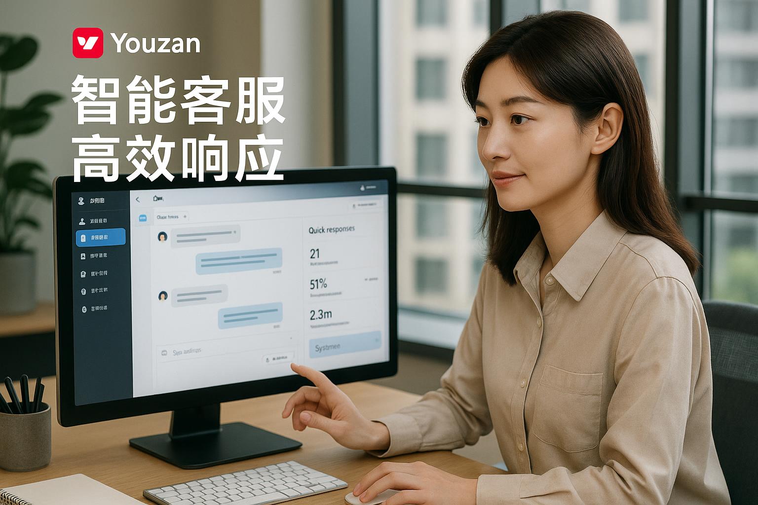 有赞智能客服支持哪些业务场景？