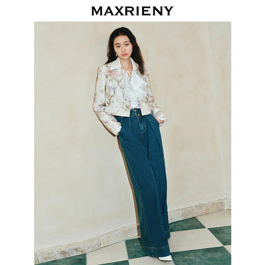 玛克门店发货：鸽扣装饰O型不对称阔腿裤女高级气质感女装修身显瘦(货号:MC85PA030) 商品图1