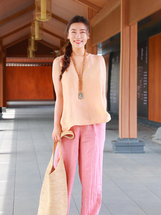 【2026东衣作】阔腿裤（24709615虞美人-设计师） 商品图4