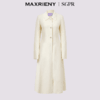 玛克门店发货：MAXRIENY极简赫本风绵羊毛外套澳毛(货号:MS85CT511) 商品缩略图4