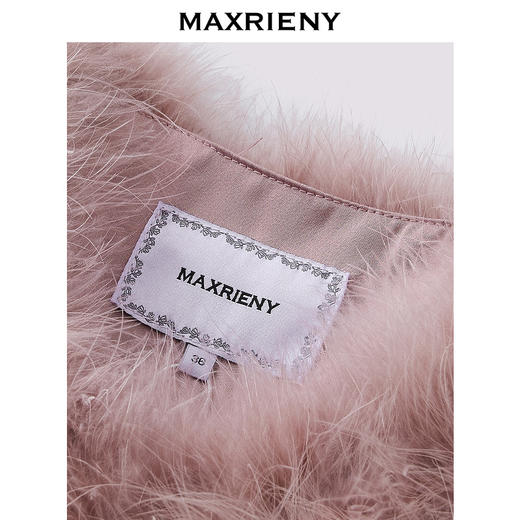 MAXRIENY 精致贵雅马夹仿气质皮草24冬新款马甲高级感 商品图1