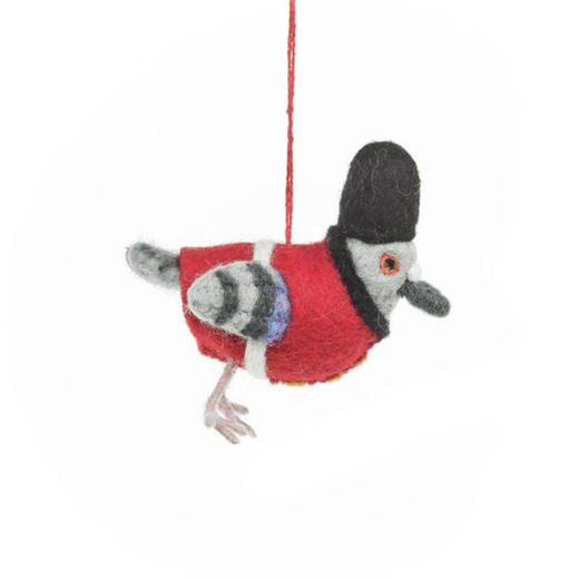 订购6周到｜Felt So Good-Beefeater Pigeon London Souvenier-皇家卫兵鸽 羊毛毡 挂件［英国设计师］ 商品图2