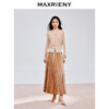 MAXRIENY精致优雅感大裙摆褶裙高腰半裙25春新款收腰显瘦气质长裙(货号:MS85SK772) 商品缩略图1