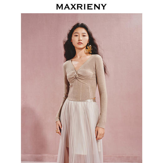 玛克门店发货：MAXRIENY毛针织衫(货号:MC85SW514) 商品图2