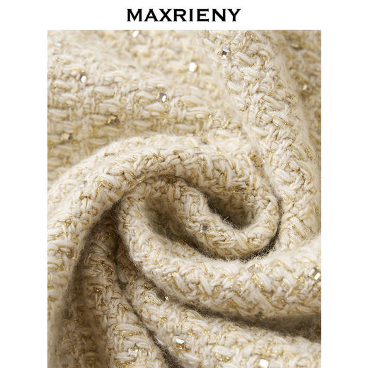 玛克门店发货：MAXRIENY鎏金小香半裙(货号:MF86SK501) 商品图3