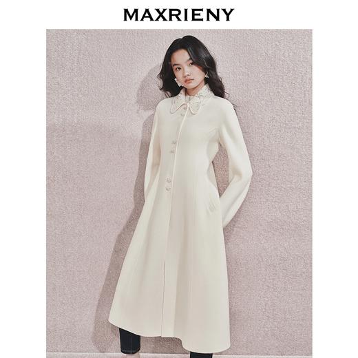 玛克门店发货：MAXRIENY极简绵羊毛大衣(货号:MS85CT765) 商品图2
