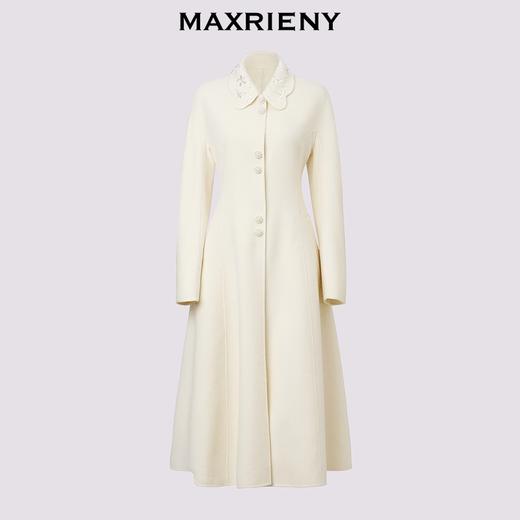 玛克门店发货：MAXRIENY极简绵羊毛大衣(货号:MS85CT765) 商品图4