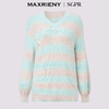玛克门店发货：MAXRIENY浪漫中式套头针织毛衫秋冬慵懒宽松上衣女(货号:MS85SW522) 商品缩略图4