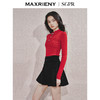 MAXRIENY2025秋冬新年红系列国风套头针织衫新中式显瘦修身上衣(货号:MS85SW521) 商品缩略图2