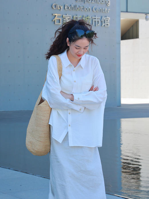 【2026东衣作】新中式衬衣（ 25710243白海棠） 商品图0