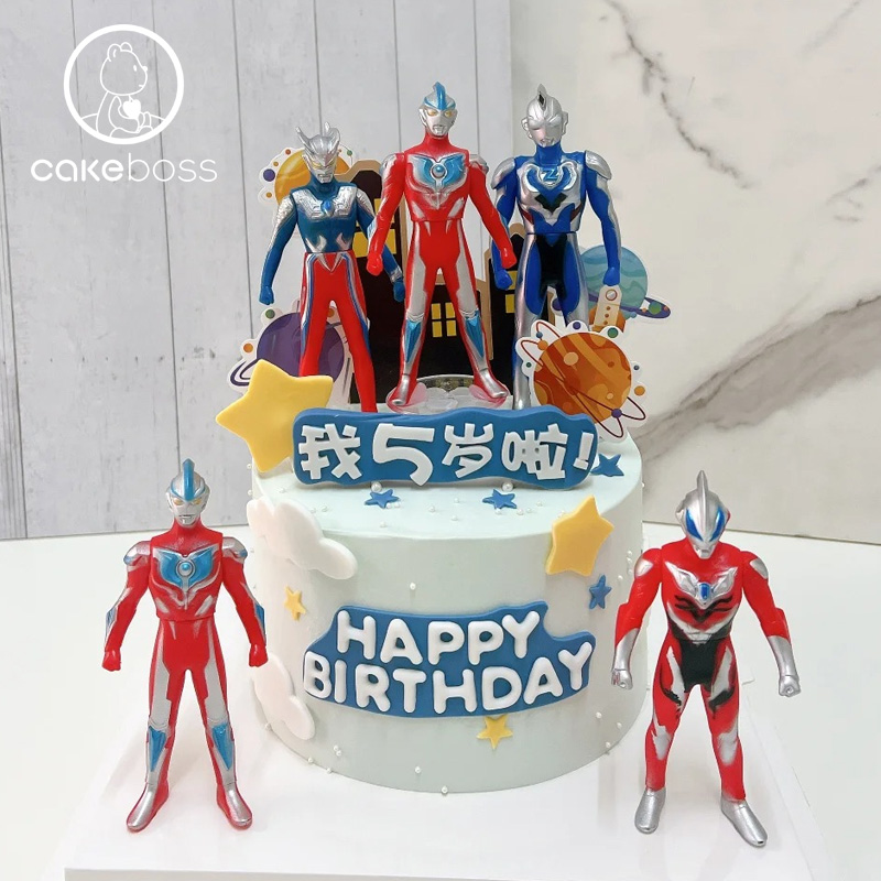 【私人订制】奥特曼主题系列水果奶油蛋糕