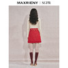 MAXRIENY2025秋冬新年红色千金小香风名媛气质感修身高腰半裙(货号:MS85SK758) 商品缩略图3