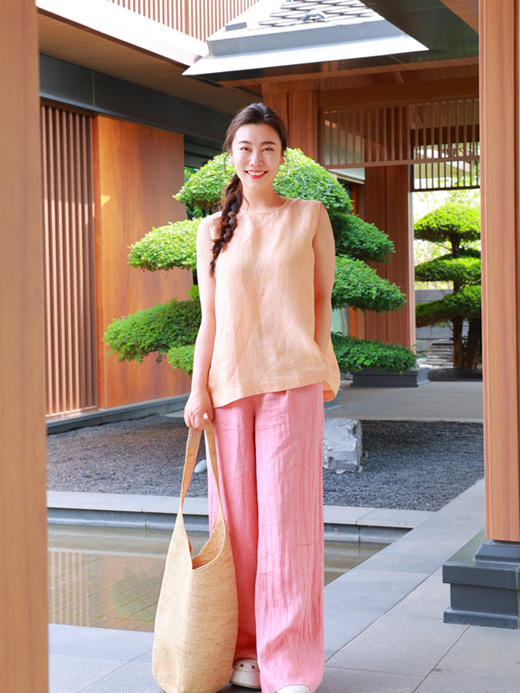 【2026东衣作】阔腿裤（24709615虞美人-设计师） 商品图0