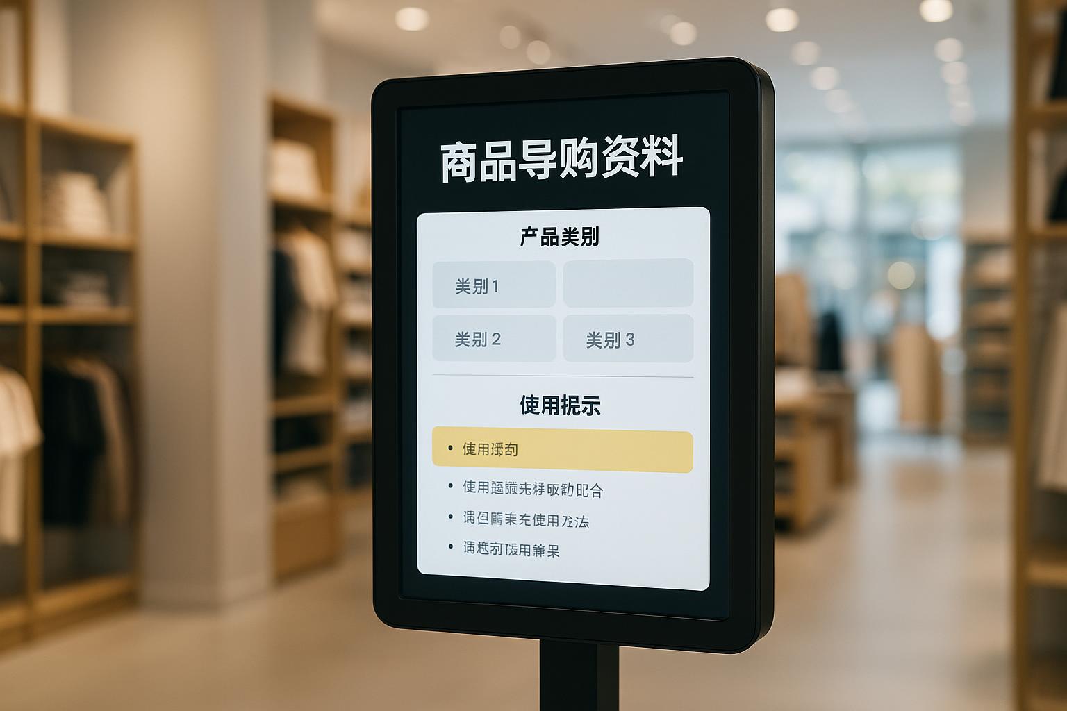 商品导购资料都包括哪些内容？