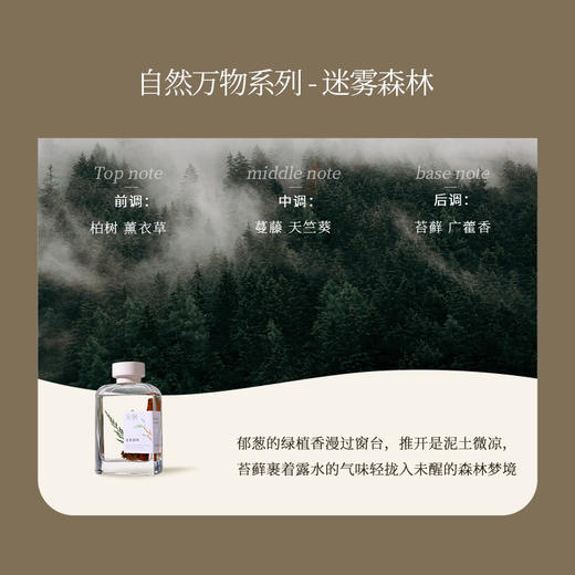 宋朝自然万物无火香薰卧室家用室内持久香氛精油宋朝自然万物系列200ml 商品图2