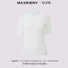 玛克门店发货：MAXRIENY【商场同款】极简风紧身半高领套头毛衫25夏修身显瘦上衣(货号:MU86SW006) 商品缩略图4