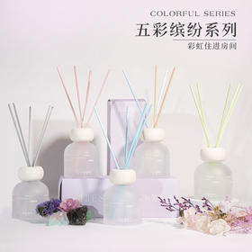 璐璐馨无火香薰卧室女生淡香男生室内家用持久清新散香璐璐馨 五彩缤纷系列无火香薰80ml