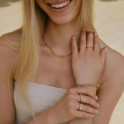 在途4周到｜Agapee-Octavia-金脊 素圈戒［法国设计师］ 商品图4