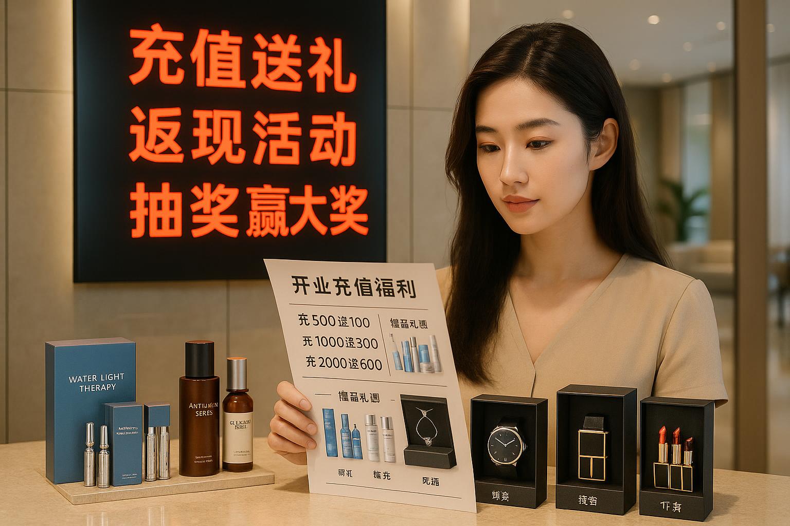 美容院充值送什么最劃算？返現(xiàn)玩法+裂變返利+抽獎(jiǎng)流程