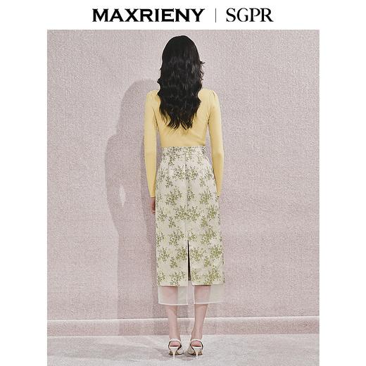MAXRIENY贵雅新中式套头针织衫秋国风盘扣立领上衣(货号:MS85SW759) 商品图3