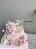 「女士」 粉色仙气蝴蝶 鲜花蛋糕 商品缩略图1