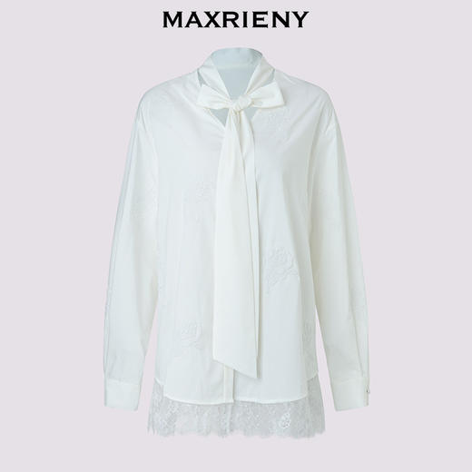 玛克门店发货：MAXRIENY浪漫立体压花衬衫(货号:MC85TP787) 商品图4