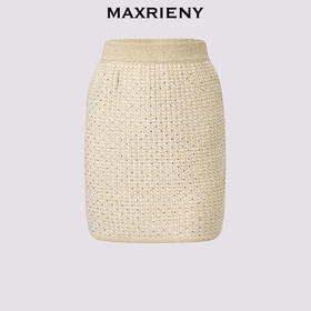 玛克门店发货：MAXRIENY鎏金小香半裙(货号:MF86SK501)