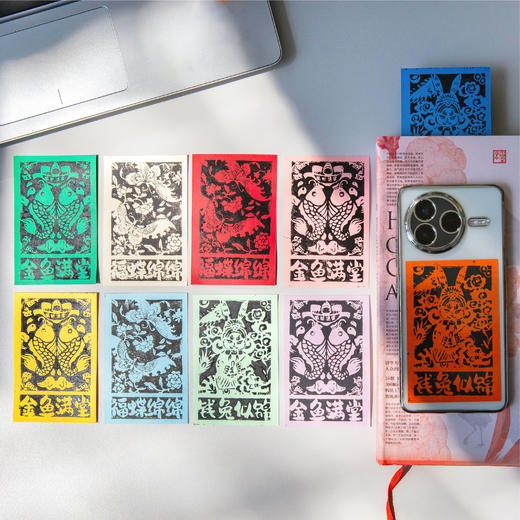 羽诗制造出品 瑞兽献礼·拓福保温壶拓印体验工具文创礼盒 商品图3