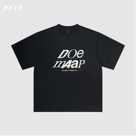 MAAP x DOE TEE 001 黑色短袖T恤