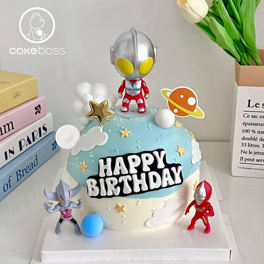 【私人订制】奥特曼主题系列水果奶油蛋糕 商品图3