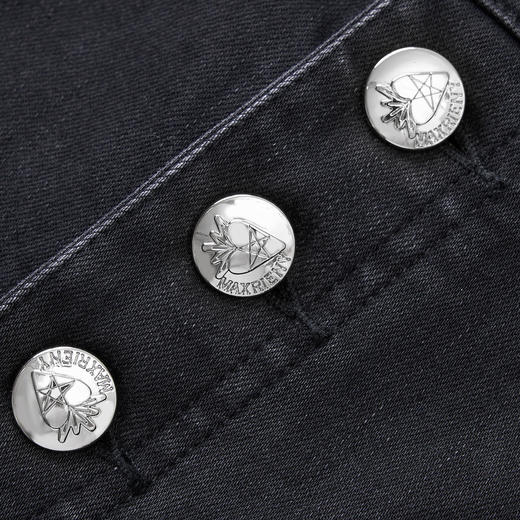 MAXRIENY精致日常风微喇叭秋冬浪漫荷叶裤脚休闲长裤 商品图3