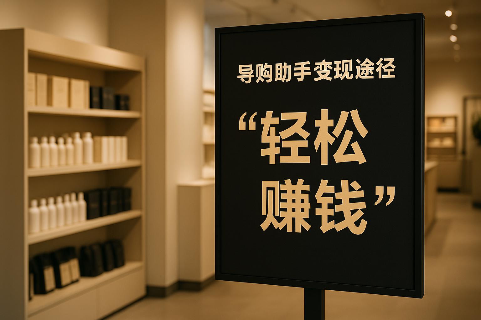导购助手主要盈利方式有哪些？