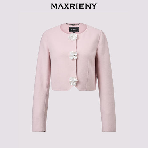 玛克门店发货：MAXRIENY宫廷浪漫毛呢外套(货号:MC85JA570) 商品图3