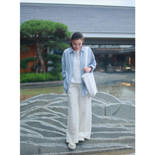 【抖音专属】新中式衬衣（25810077-云风清） 商品图4