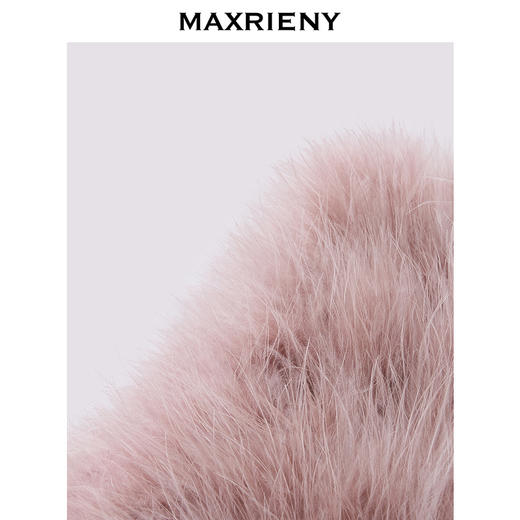 MAXRIENY 精致贵雅马夹仿气质皮草24冬新款马甲高级感 商品图2