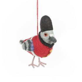 订购6周到｜Felt So Good-Beefeater Pigeon London Souvenier-皇家卫兵鸽 羊毛毡 挂件［英国设计师］