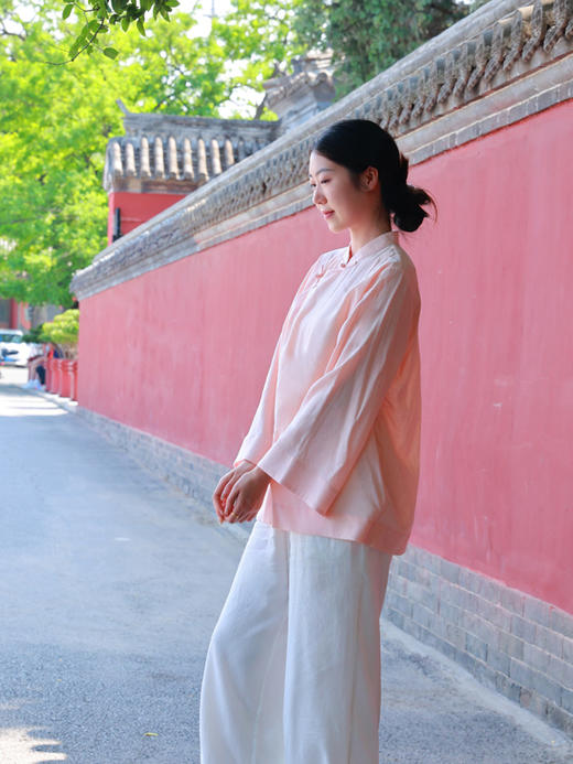 【2026东衣作】新中式衬衣（25710240十样锦-结缘款） 商品图0