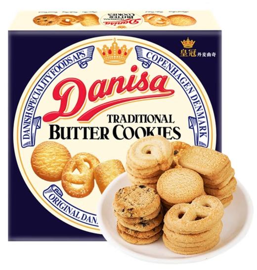 皇冠丹麦曲奇饼干原味90g*6 商品图0
