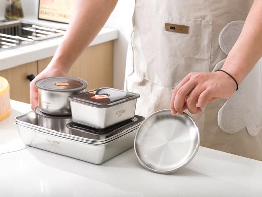 XLJ可意欧304不锈钢保鲜盒10件套*1套 商品图3