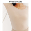 Threegun三枪 60支热力弹华绒圆领女士肌底衣-T20088A01 商品缩略图3