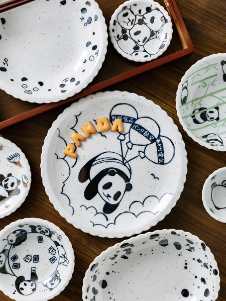 日本进口儿童餐具熊猫3.7英寸小钵（KNS62005157） 商品图1