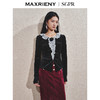 MAXRIENY法式复古赫本风丝绒套头上衣修身显瘦24冬款(货号:MS85TP761) 商品缩略图2