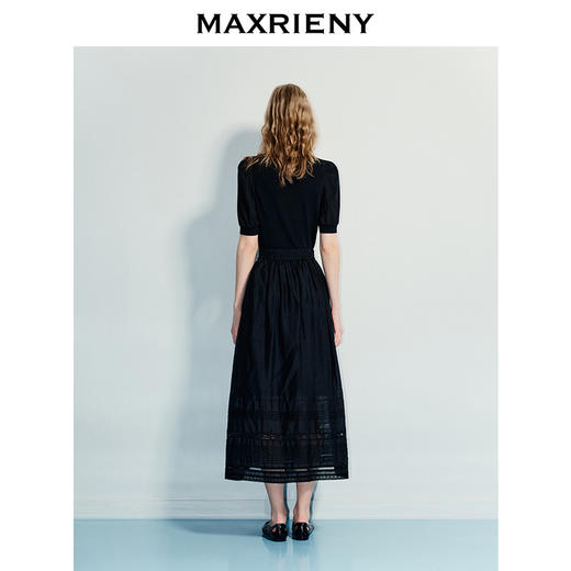 玛克门店发货：合领口钉珠装饰毛衫(货号:MF86SW260) 商品图3