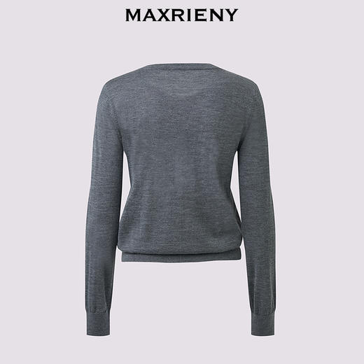 玛克门店发货：MAXRIENY格雷系羊毛针织衫(货号:MF86SW511) 商品图4