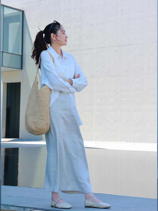 【2026东衣作】新中式衬衣（ 25710243白海棠） 商品图3