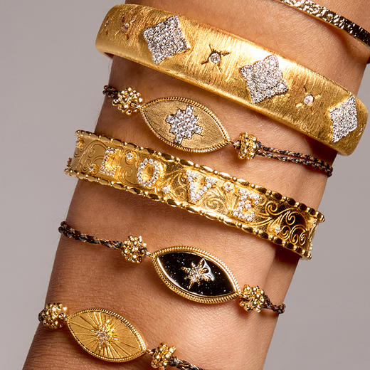 北京仓｜MYA-BAY-BLACK SHINY JAZZY-金色 椭圆 锆石 手链［比利时设计师］ 商品图2