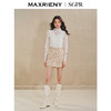 【商场同款】MAXRIENY精致复古感收腰A字花纱24秋冬高腰裙裤雅丹风(货号:MS85PA515) 商品缩略图1