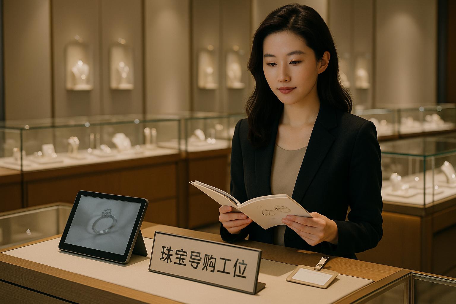 珠宝导购工位具体是做什么？