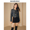 玛克门店发货：MAXRIENY轻奢气质高级感钻扣外套文艺复古感上衣女(货号:MC88JA818) 商品缩略图1
